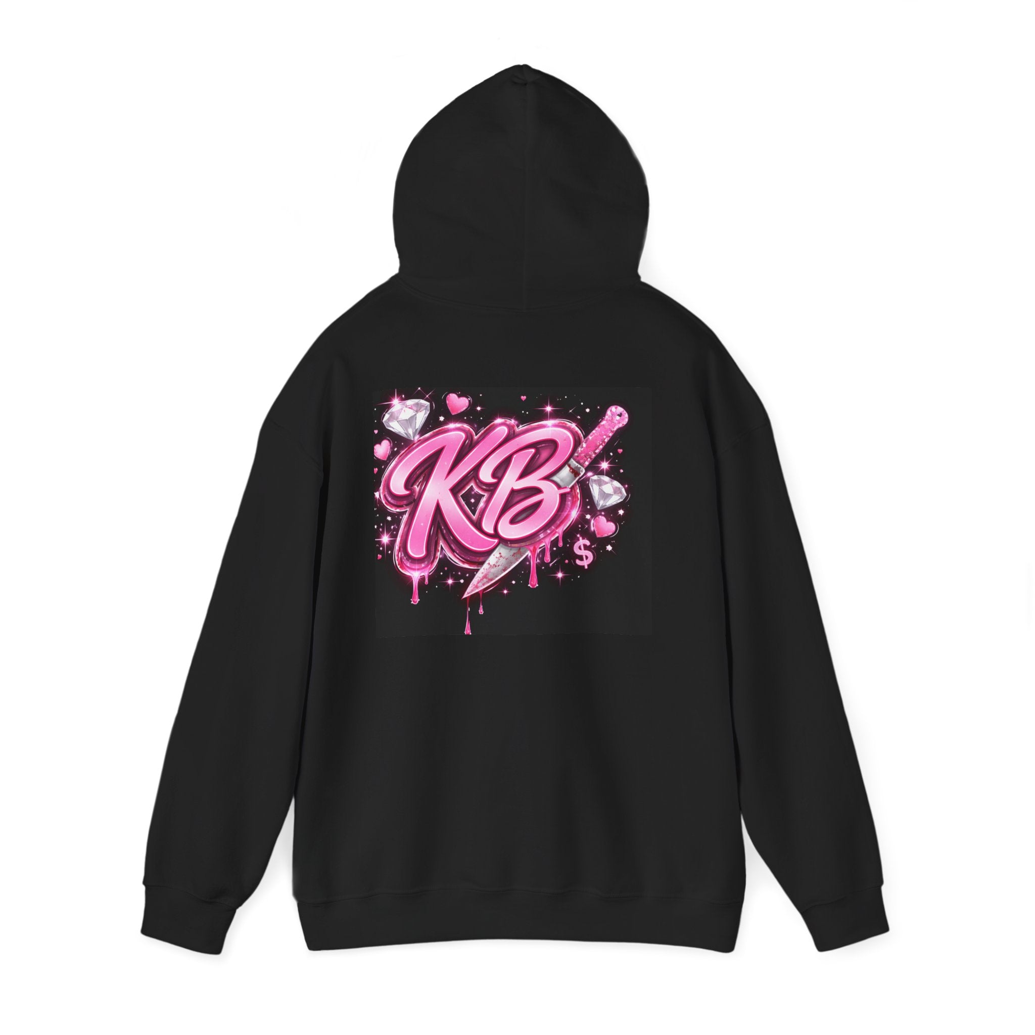 Killa Barbie Hoodie – Pink Graffiti 'KB' Streetwear Hoodie