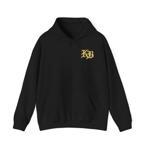 Barbie Ski Mask Graphic Hoodie – Edgy Streetwear Pullover with Gold Script